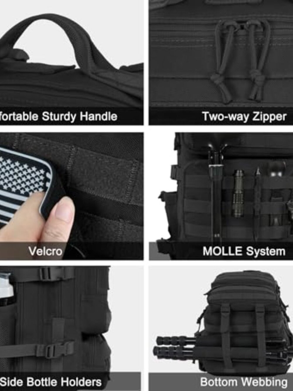 50L Military Tactical Backpack Large Day Backpack - Picture 6 of 6